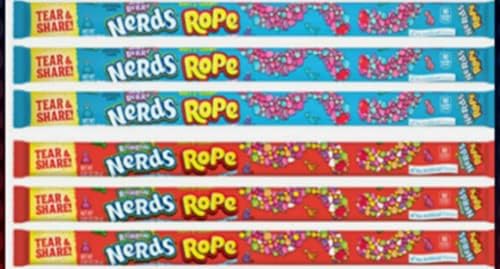 6X American Candy Assorted Nerds Rope Sweets Rainbow Very Berry Usa Imported