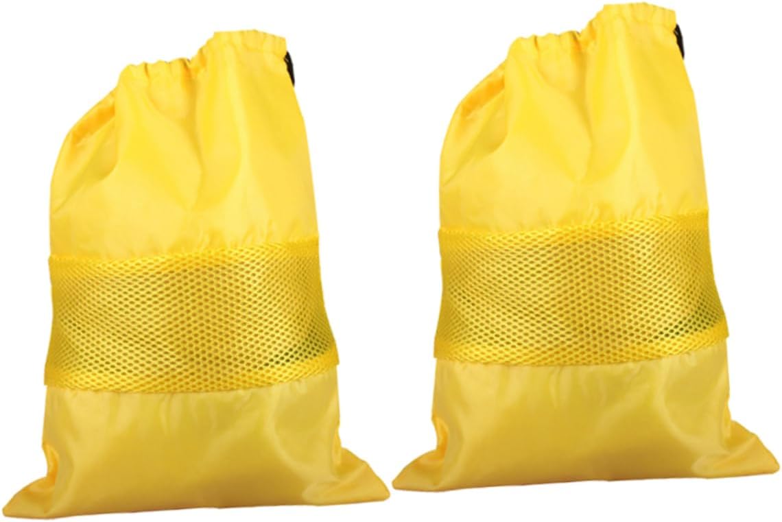 LIFKOME 2pcs Drawstring Fruit Storage Bags Shopping Bag Reusable Foldable for Bananas Fresh-care Insulated