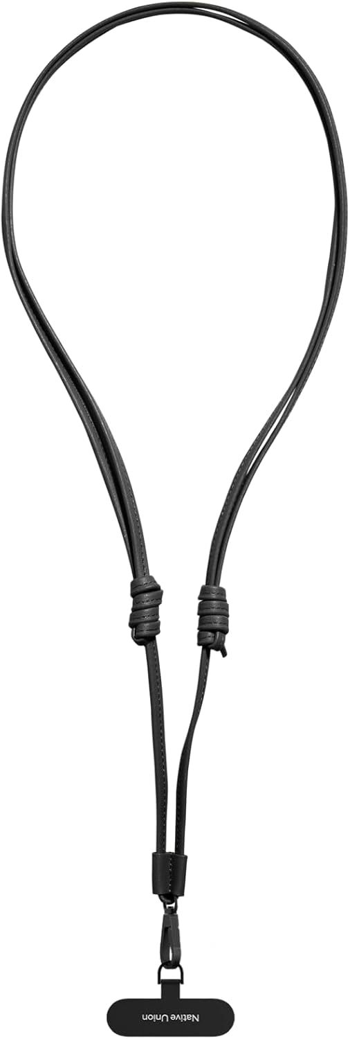 Native Union Sling – Adjustable & Detachable Phone Strap – Compatible with iPhone 16, 15, 14, 13 and most Smartphones – Made with 100% Durable & Recycled Materials (Black)