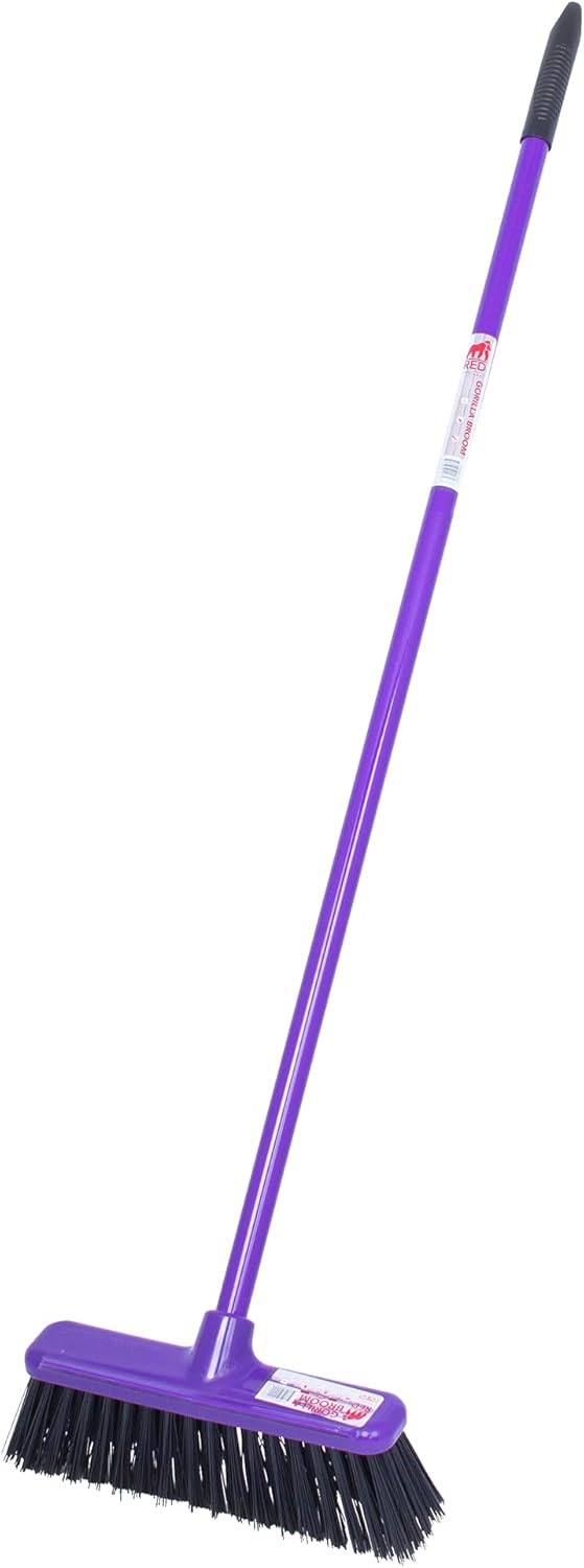 Gorilla Broom® 30cm with Short Handle Purple