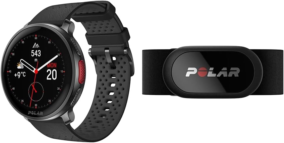 POLAR Sport Watch with GPS, Heart Rate Monitor, and Extended Battery Life, SmartWatch for Men and Women, Offline Maps, Running, Triathlon Watch