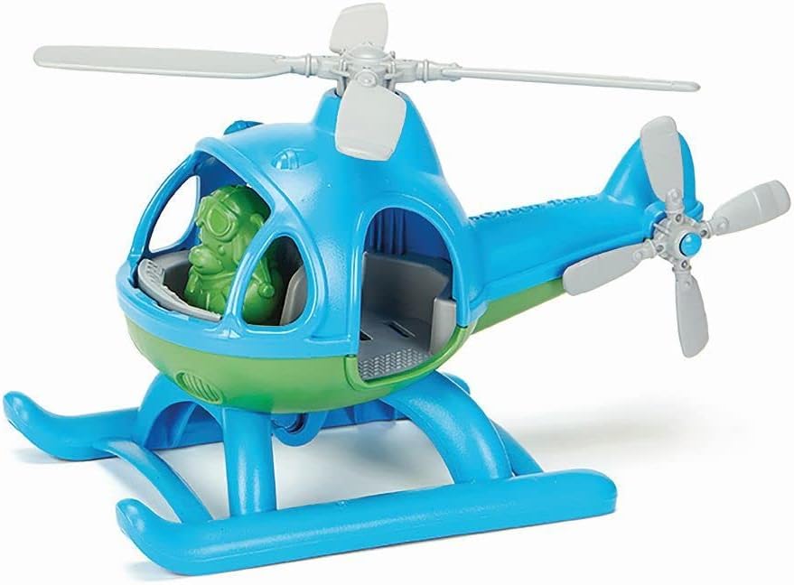 Green Toys Helicopter, Blue/Green