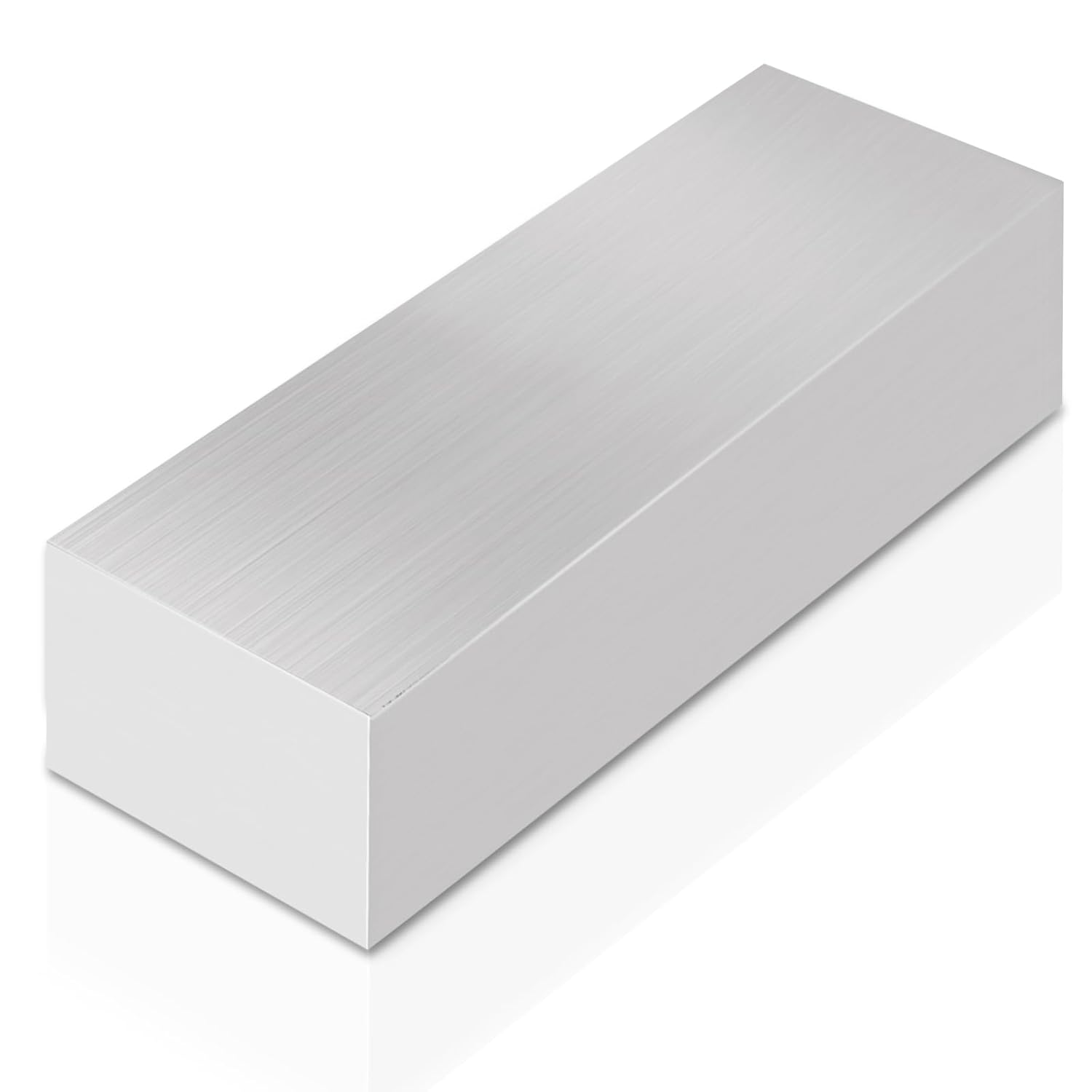 ZOFORTY Aluminum Flat Bars 2 x 4 x 8 Inch Square Aluminum Bar 6061 General Purpose Plate Aluminum Block Long Solid Aluminum Bar for Milling Lathe Work, Machining, Cutting, Industrial - 50x100x200mm