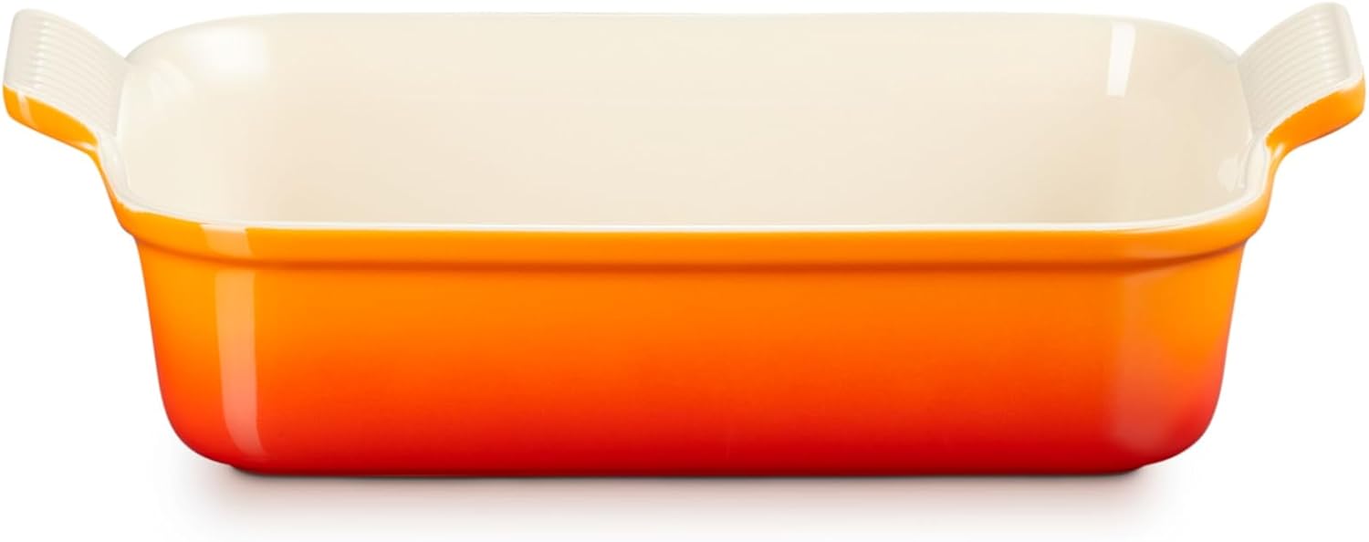 Le Creuset Heritage Rectangular Dish, Stoneware, 26 cm, 2.4 litres, Volcanic, 71102260900001