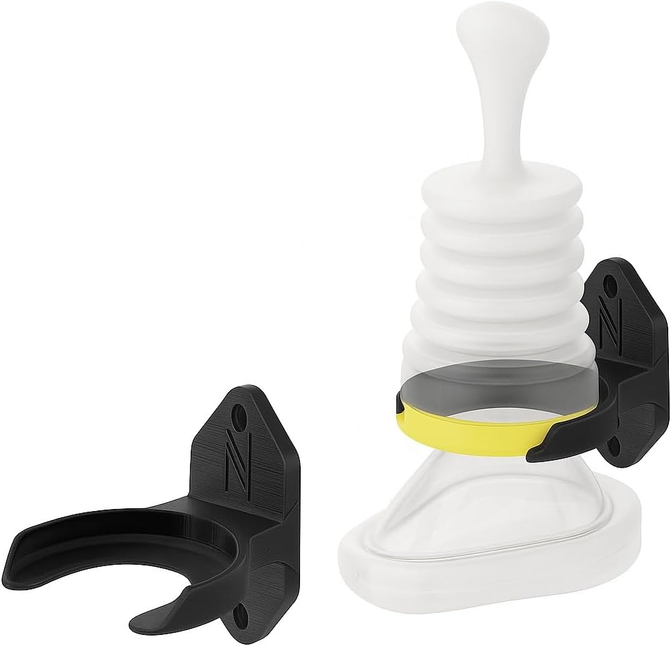 Wall Mount for Rescue Devices and Anti Choking Device Wall Mounted Kit | Compatible for LifeVac Choking Rescue Device | Quick and Easy Access for Life-Saving Moments | Easy to Install Without Drilling