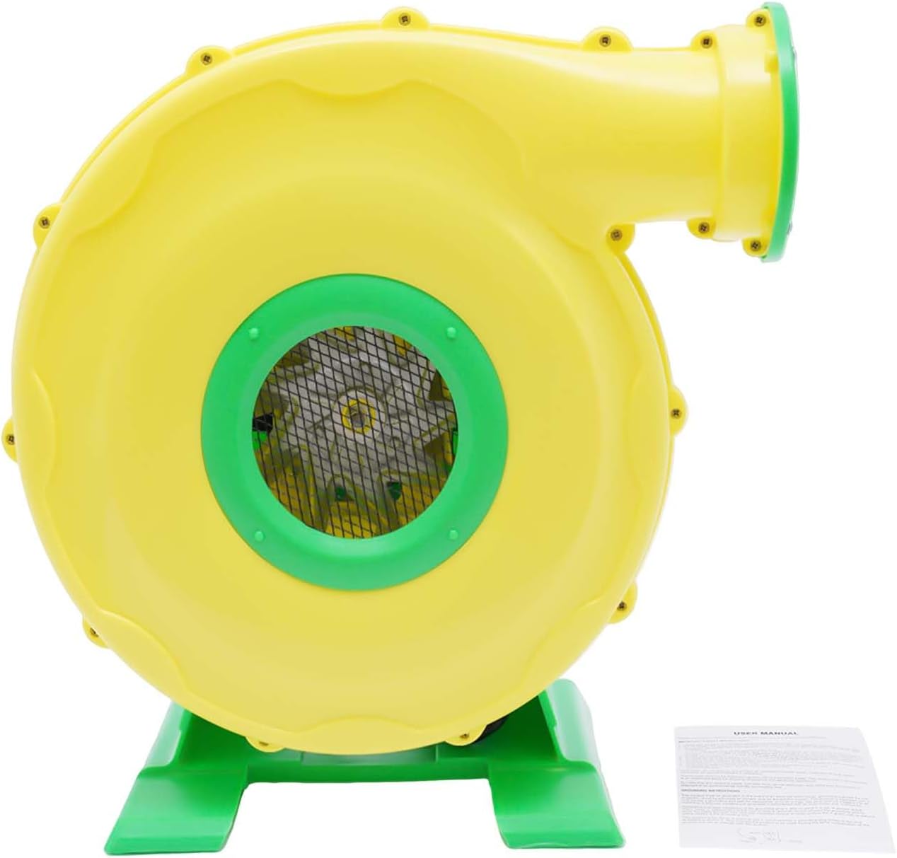 1.5HP Air Blower Jumping Bed Inflator, MuChaIOAK 1100W Bounce House Blower, Portable and Powerful Commercial Bounce House Inflatable Blower for Inflatable Water Slide/Bouncy Castle/Bounce House