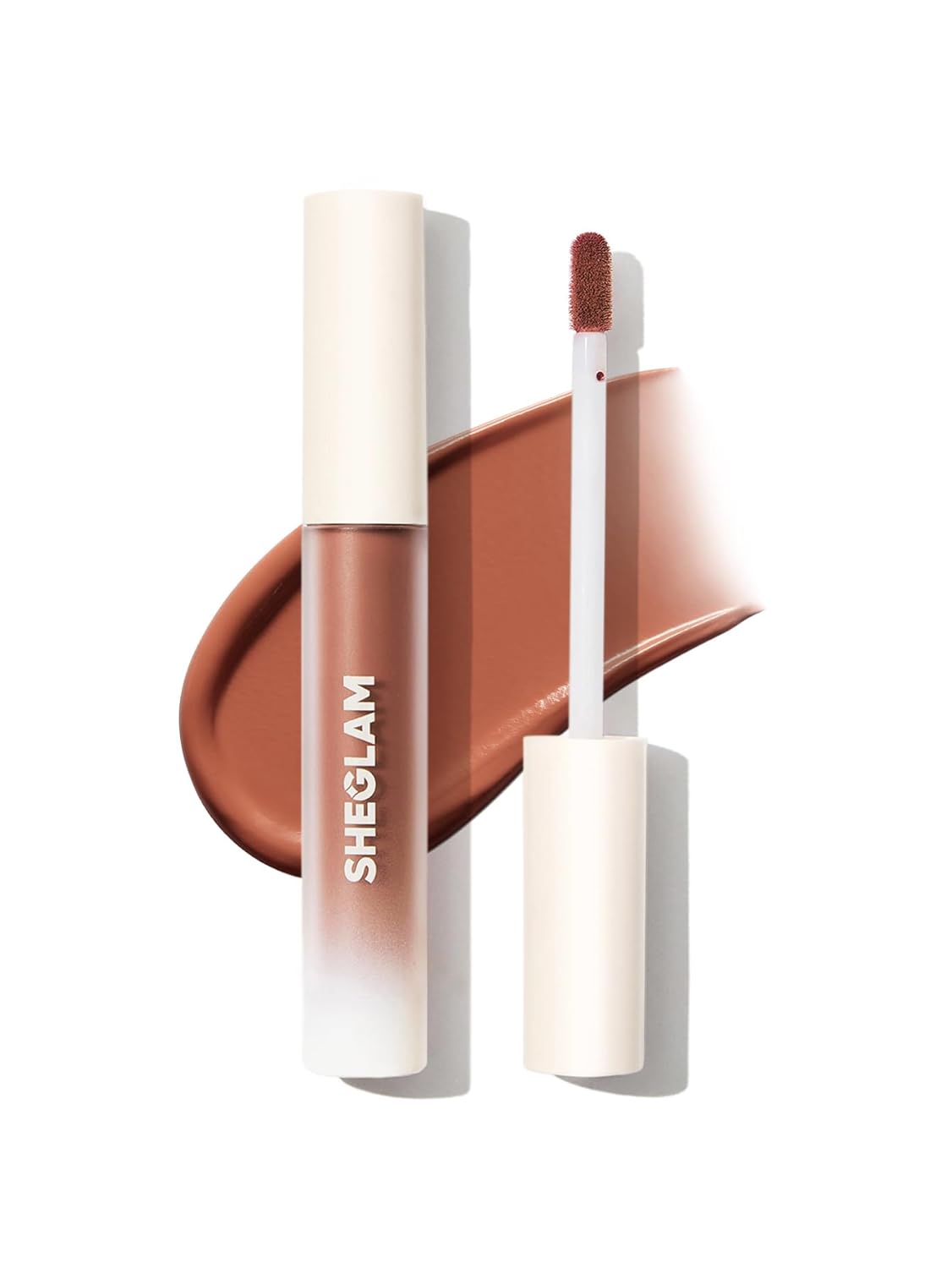 SHEGLAM Matte Allure Liquid Lipstick Long Lasting High Pigment Lipstick Nourishing Sunflower Oil Reduce Lip Care-Naked Brunch