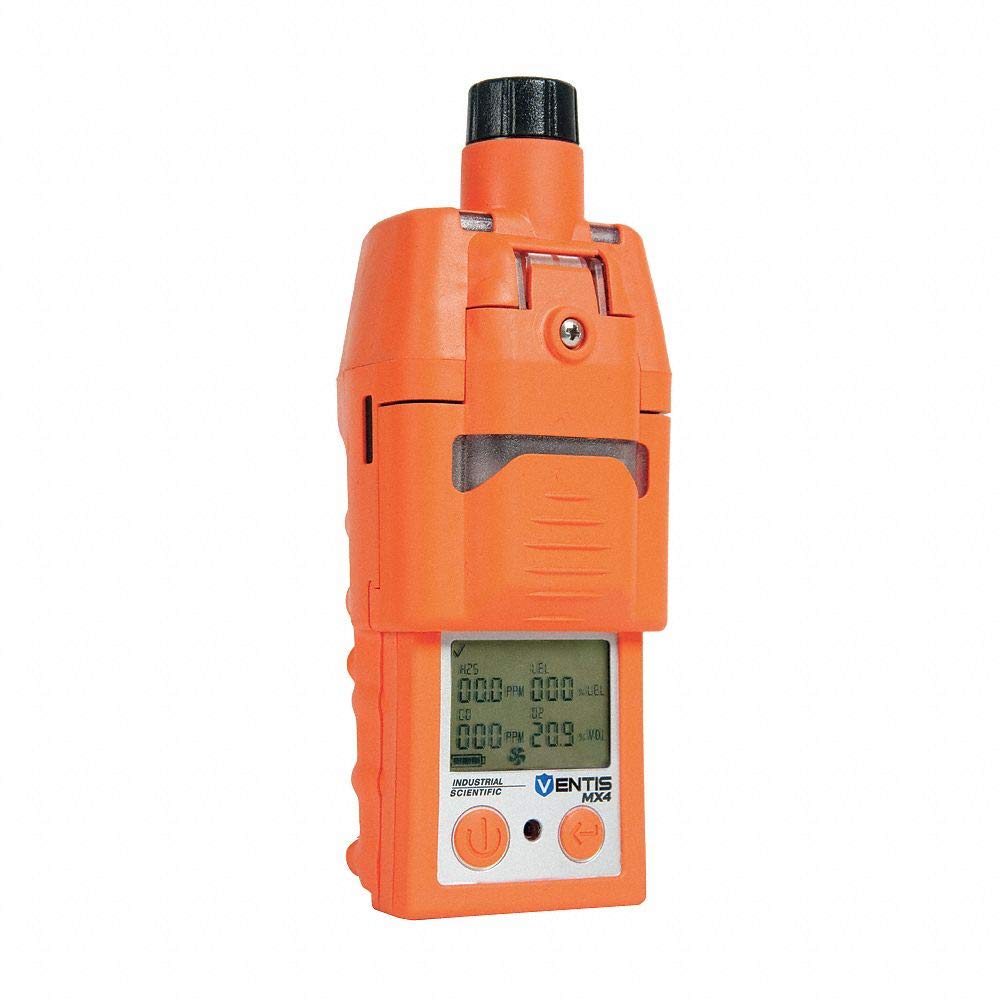 MX4 Ventis, LEL (Pentane), CO, H2S, O2, Li-ion extended Battery, Desktop Charger, pump, High Visibility Orange