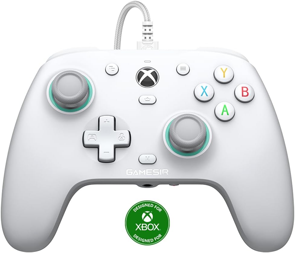 GameSir G7 SE Wired Xbox Controller with Hall Effect Joysticks and Hall Triggers, Works with Xbox Series X|S, Xbox One, Windows 10/11 PC, Officially Licensed for Xbox, 1000hz, Mappable Back Buttons
