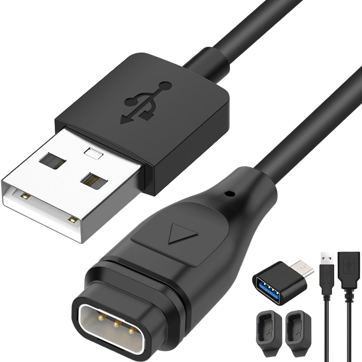 Xiatiaosann Charger Compatible with COROS Pace 2/Pace 3/Apex/Apex pro/Apex 42MM/Apex 46MM/Vertix/Vertix 2, Replacement USB Charging Cable, Smart Watch Accessories, GPS Multisport Watch Charging Cord