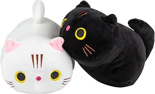 Labeol Plush Toys Set Soft Stuffed Animal Plush Pillow Cute Cat Plushie Cuddly Plush Toys Hugging Pillow Decoration Gift for Girls Boys Girlfriend (2pcs cat)