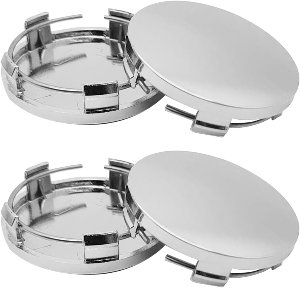 JNNJ 4 Pieces Car Tyre Wheel Centre Hubcap Cover, Rims Wheel Hubs Wheel Centre Caps, ABS Car Wheels Centre Rims Hub Caps, Car Tuning Accessories for Vehicle, Universal Hubcaps(Electroplat-Colour)