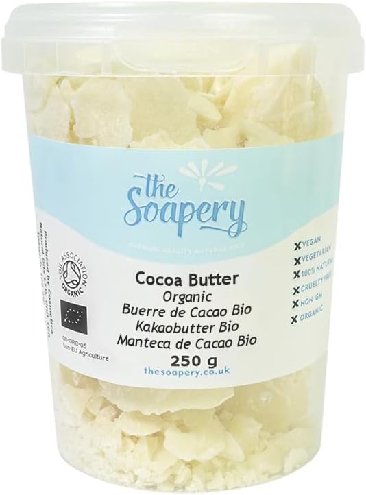 Cocoa Butter 250g - Certified Organic Raw Unrefined Pure