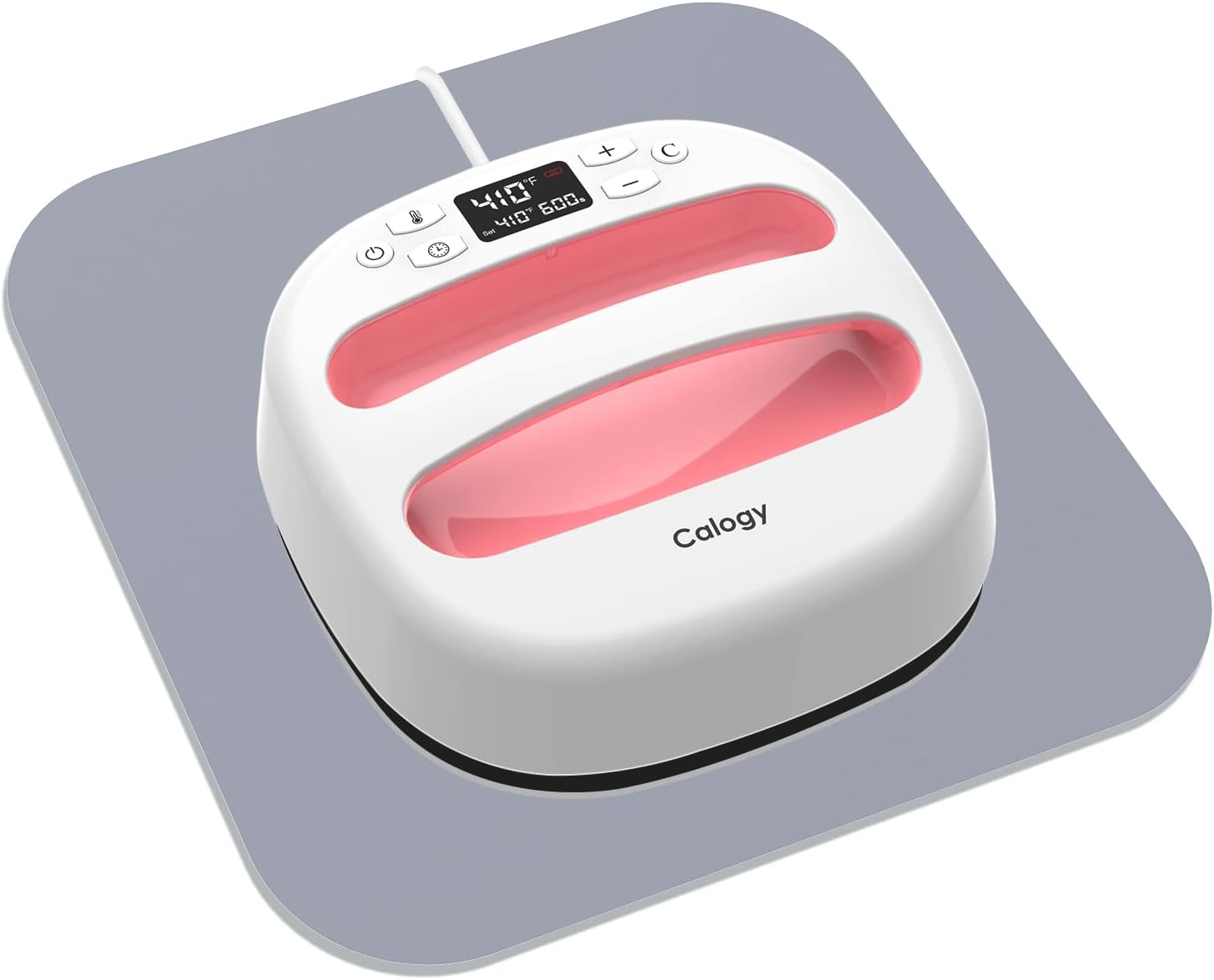 Calogy 10 * 10 inches Heat Press Machine and 15 * 15 inches Heat Press Mat Kit