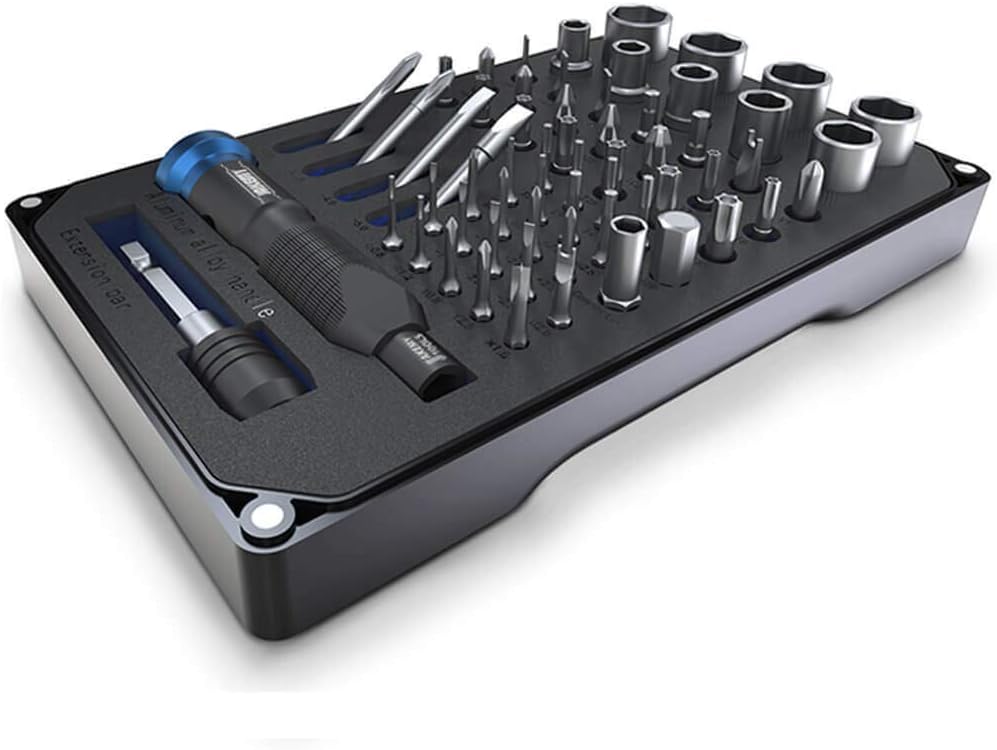 Screwdriver Set Repair Tool Kit - 60 in 1 Professional Multi-Functional Screwdriver & Socket Set for Bike, Oven, Air Conditioner, Cell phones, Game Console, Tablet, PC, Laptop, Glasses