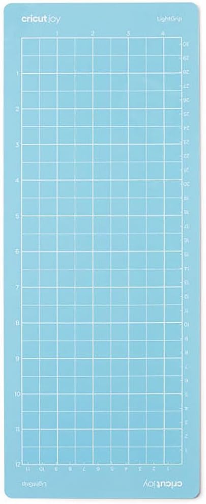 Cricut Joy LightGrip Cutting Mats 4.5" x 12", Reusable Cutting Mat for Crafts with Protective Film, Use with Printer Paper, Vellum, Light Cardstock & More for Cricut Joy (1 Count)