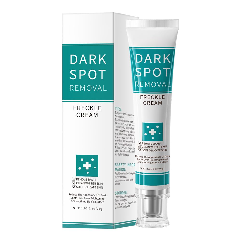 Dark Spot Remover For Face & Body, Nicotinamide Freckle Remover Cream,Anti-Aging Dark Spot Corrector for Age Spot,Sun Spot, Hyperpigmentation,and Melasma, Moisturizing & Gentle on Skin,1 oz