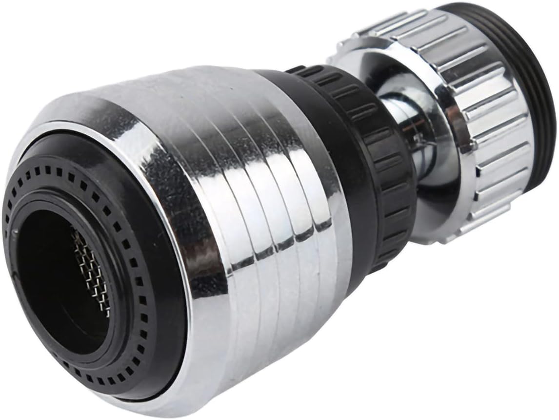 Tap Adapter for Kitchen Sink, 360° Swivel Kitchen Tap Spray Head for 21.5mm and 24mm Faucet, Dual Mode Faucet Tap Aerator Equipped with Irregular Adapter for 16mm and 22mm