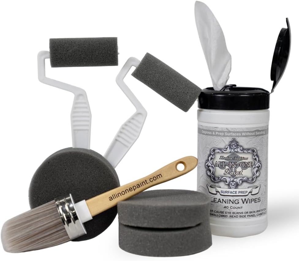 ALL-IN-ONE Paint Tool Trio & Surface Prep Deglosser Wipes, Authentic Get Started Bundle