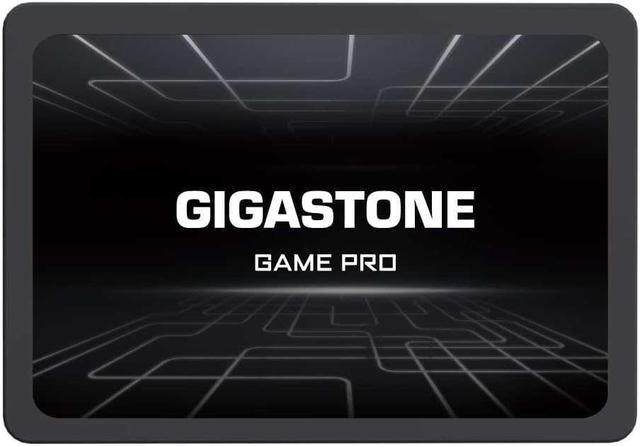 Gigastone SATA SSD 1TB 2.5 inch SSD 530MB/s Upgrade Laptop PC Memory and Storage PS4 HDD Replacement 2.5" Internal Solid State Hard Drives SATA III SLC Cache 3D NAND Game Pro Performance