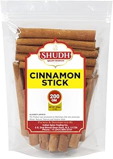 SHUDH Cinnamon Sticks 200 GM (3.5 Oz) | Cassia Cinnamon | Canela | Perfect for Baking, Cooking & Beverages & Oatmeal| 2 3/4" Length | 100% Raw From Indonesia
