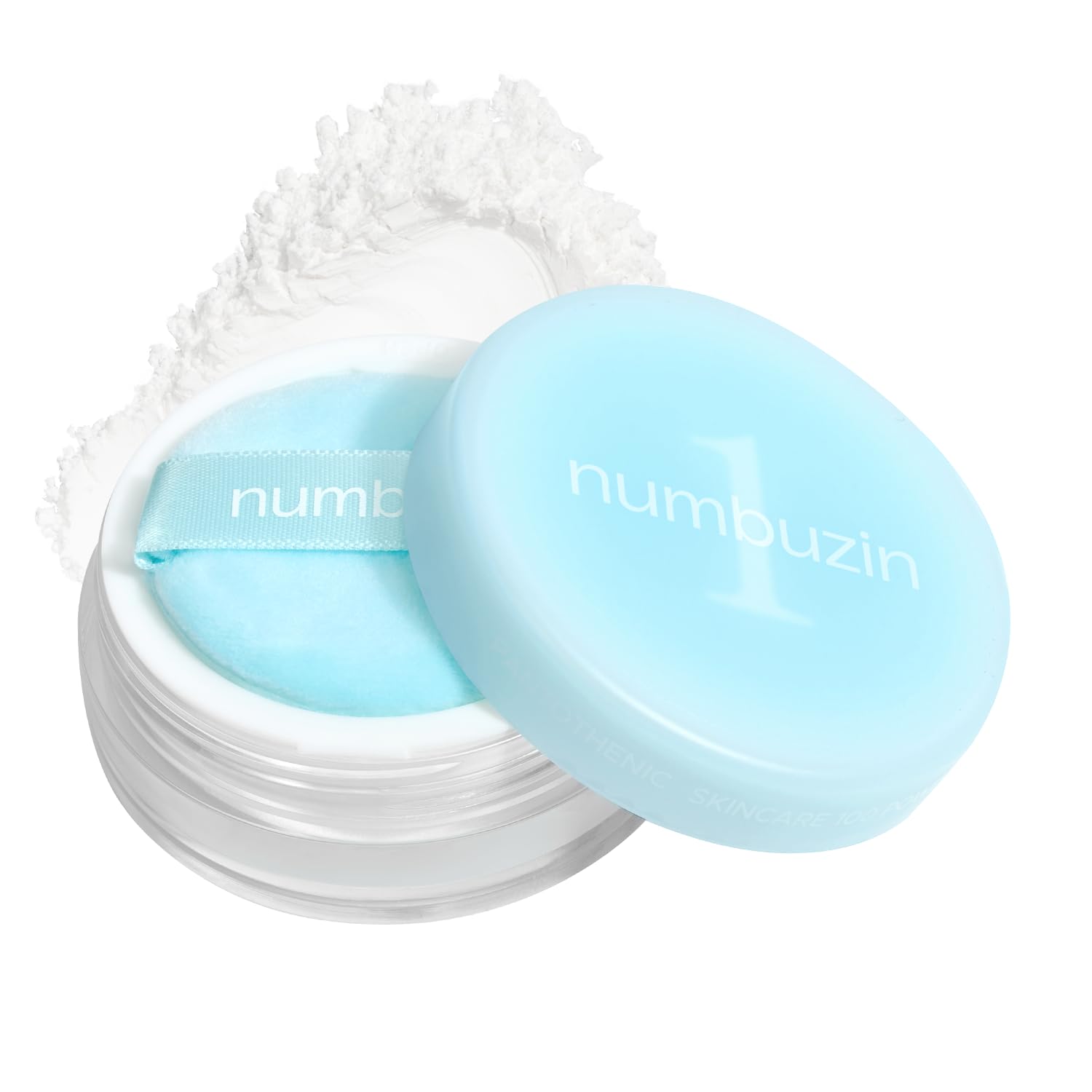 numbuzin No.1 Powder | Pantothenic Skincare 100 Powder | 24H Long-Lasting Finish | Silica + Pantothenic Acid + CICA | For Acne-Prone Skin | 0.24 oz