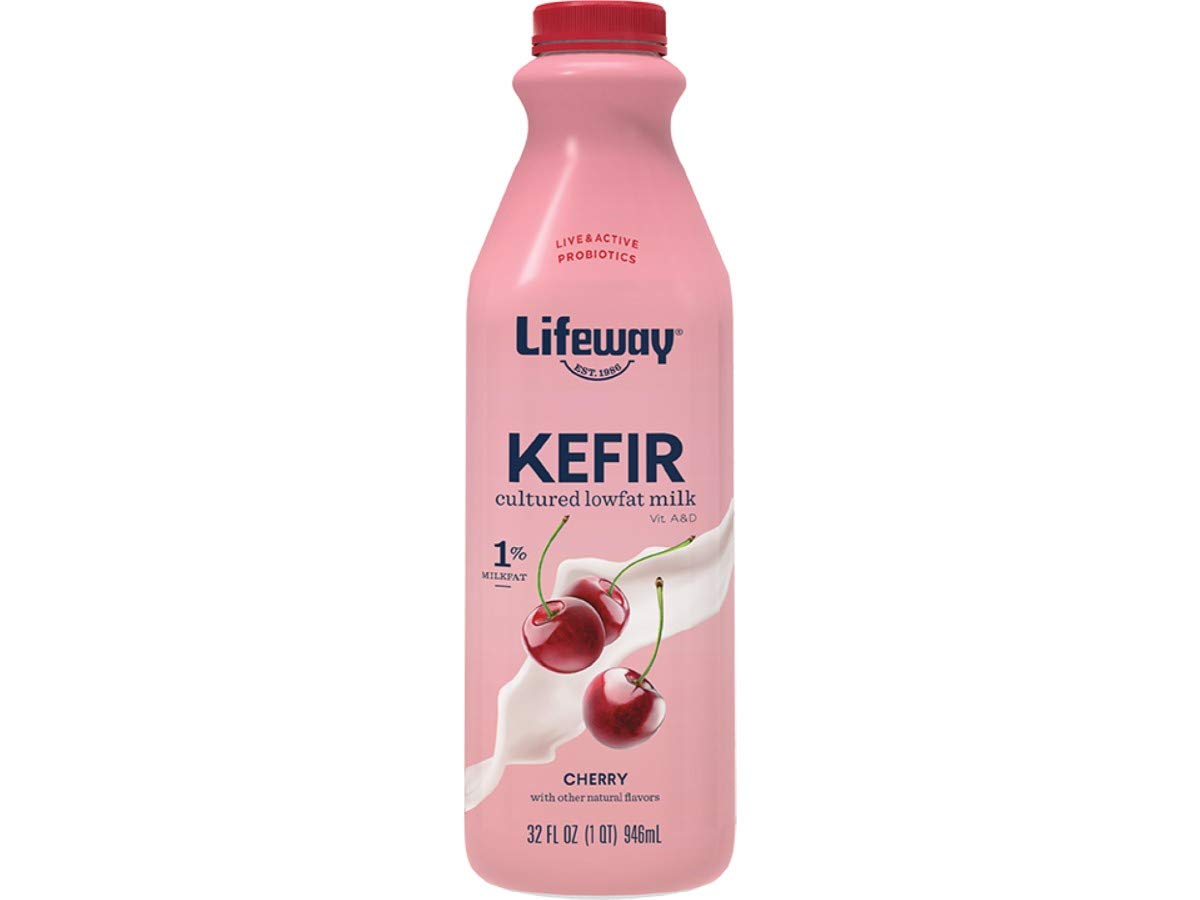 Lifeway Probiotic Low Fat Cherry Kefir, 32 Ounce - 6 per case.