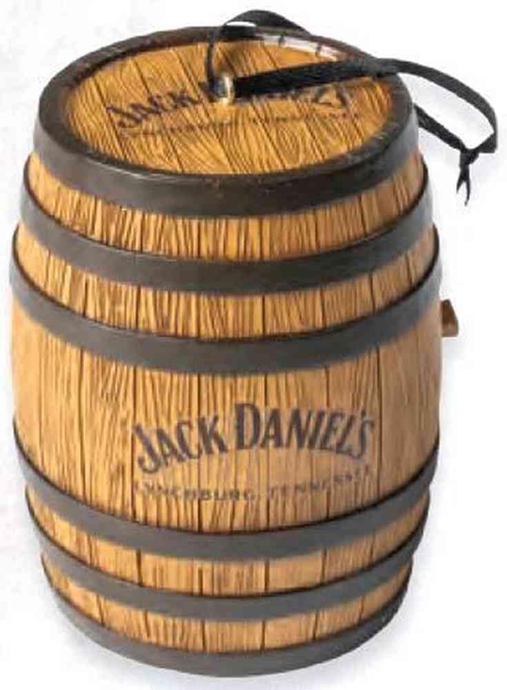 Jack Daniel's JD Whiskey Barrel Ornament Old No. 7-2.5" Wide JD-30203