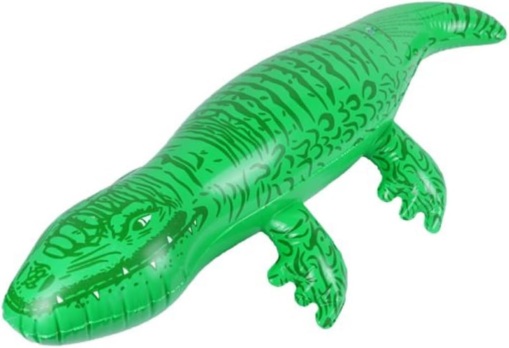 INFLATABLE CROCODILE ALLIGATOR 90CM Green