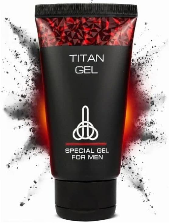 Male Massage Gel for Extra Men's Strength. Natural Original Cream 50ml (Titan)