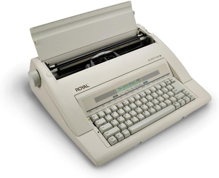 ROYAL 69147T Scriptor II Typewriter, White