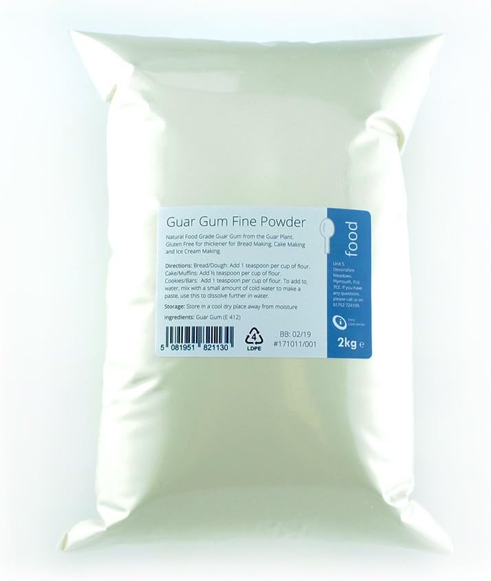 GUAR GUM 2kg - Food Grade Fine Powder | Gluten Free Natural Thickener