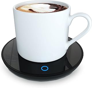 Mug Warmer Coffee Warmer - Cup Warmer with 2 Temperature Settings Smart Tea Warmer Portable Beverage Warmer Drink Warmer for Office丨Desk丨Cocoa丨Coffee丨Tea丨Milk丨Hot Drinks