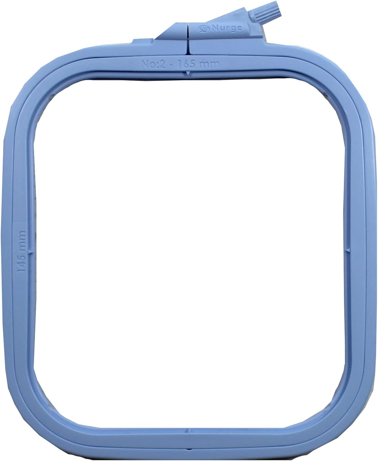 Nurge Embroidery Cross Stitch Square Oblong Rectangle Plastic Frame Blue #3 195mm x 220mm