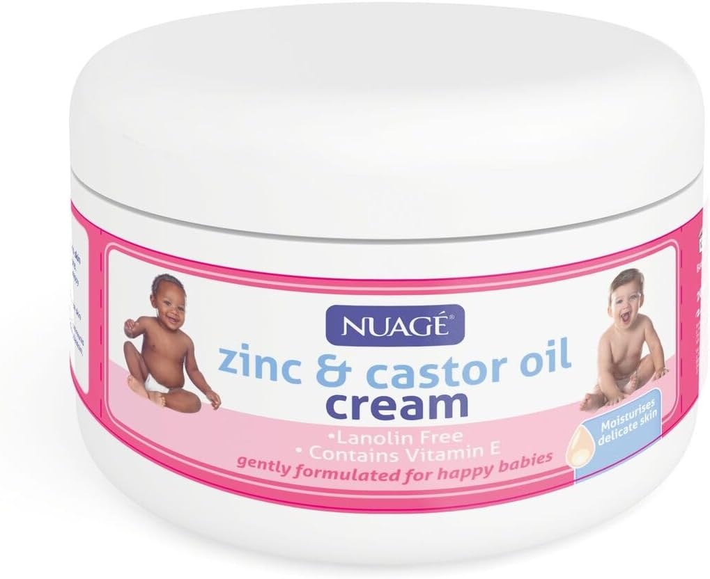 Cotton Tree Zinc And Castor Oil Cream For Nappy Rash, White
