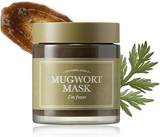 [I'M FROM] Mugwort Mask 3.88 fl oz | Natural Herb, Tea tree, Wash-off, Cooling and fast Soothing Breakouts, for Sensitive skin