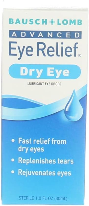 Bausch & Lomb Advanced Eye Relief Dry Eye Lubricant Eye Drops 1 Count ,(packaging may vary)