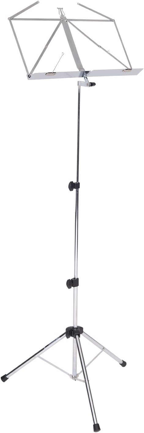 Kinsman OPS55 Deluxe Music Stand & Bag, Chrome