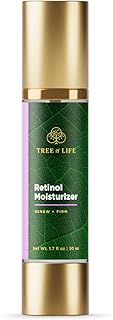Tree of Life Beauty Moisturizer, Retinol Face Cream - Anti-Aging & Brightens Skin, Reduces Fine Lines & Wrinkles- Dermatologist-Tested to Sensitive Skin - Non-Greasy Facial Skin Care - 1.7 FlOz