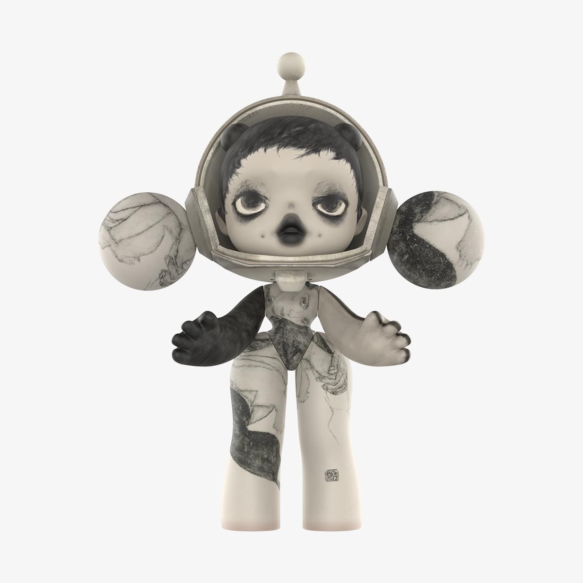 POP MART MEGA α SKULLPANDA 400% Egon Schiele 1PC Premium Design Gifts for Women Fan-Favorite Collectible Chic Art Toy Action Figure