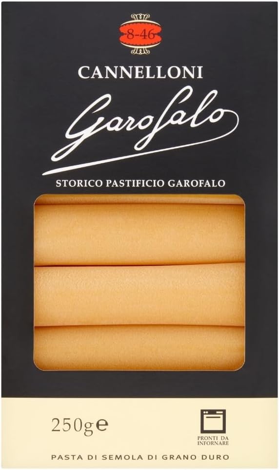 Garofalo Cannelloni Dry Pasta Tubes, 250g (Pack of 1)