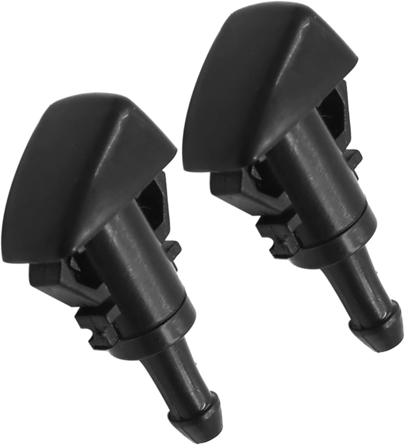 MACHSWON Front Windshield Washer Nozzles 15878745 Fit for GMC Envoy, Chevy Trailblazer, Buick Rainier, Oldsmobile Bravada – 2 Pack Spray Jet Replacements – Black Plastic