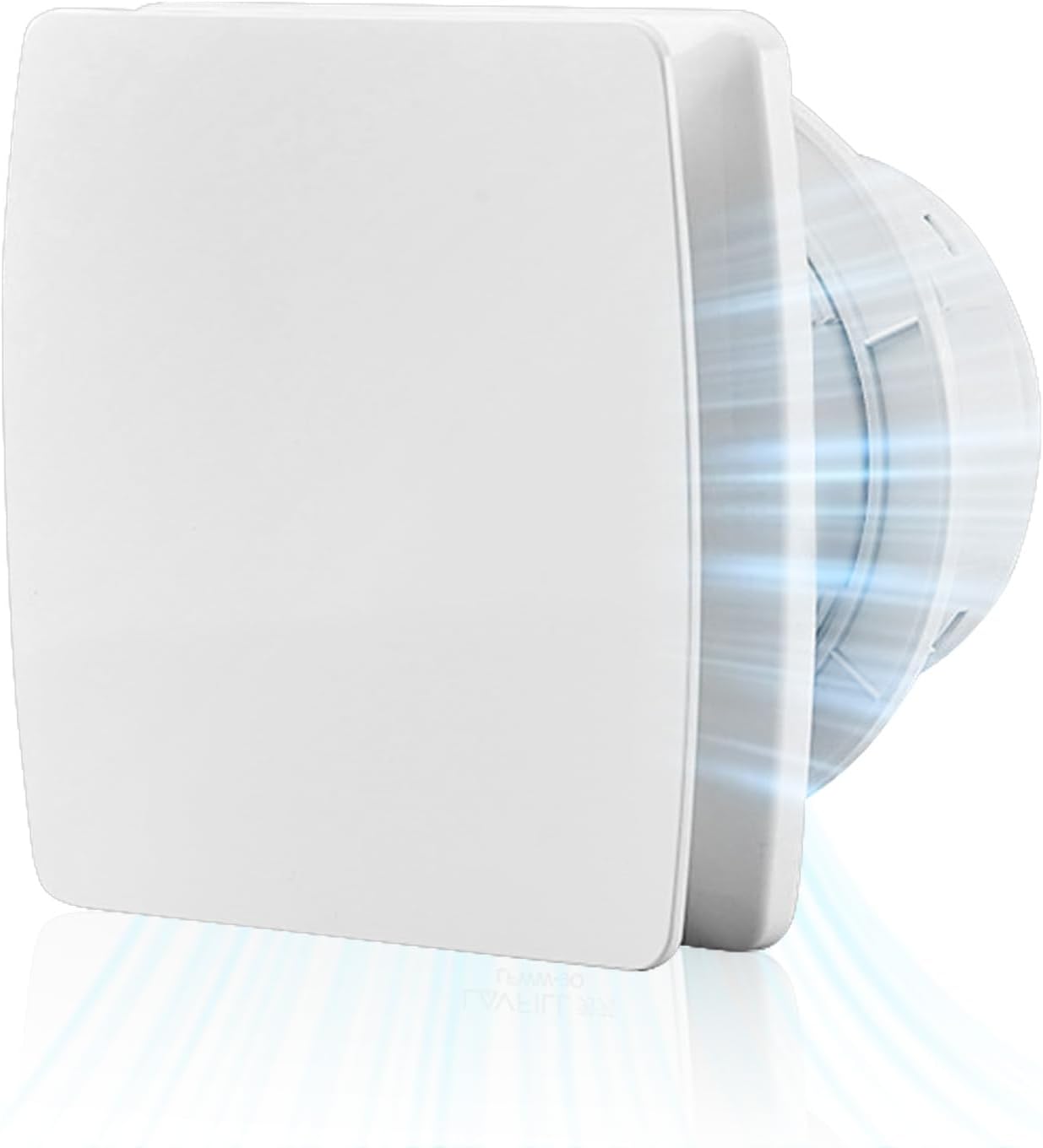 PENYUY 100mm Silent Powerful Bathroom Extractor Fan with Timer, Bathroom Fan Extractor with Backflow Flap, 95 m³/h, 12 Watt / 34 dB for Bathroom, Kitchen, Toilet