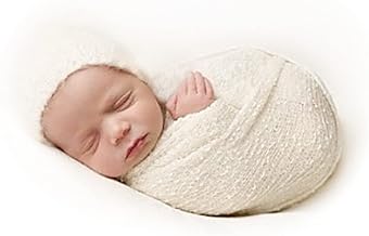 Newborn Photography Props Stretch Newborn Photography Wrap Blanket for Baby Boys Girls Posing Photo Shoot Props