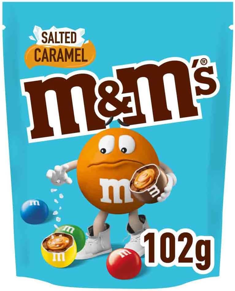 M&M'S Salted Caramel & Milk Chocolate Bag 102g