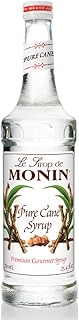 Monin - Pure Cane Syrup, Pure and Sweet, Great for Coffee, Tea, and Specialty Cocktails, Gluten-Free, Non-GMO (750 ml)