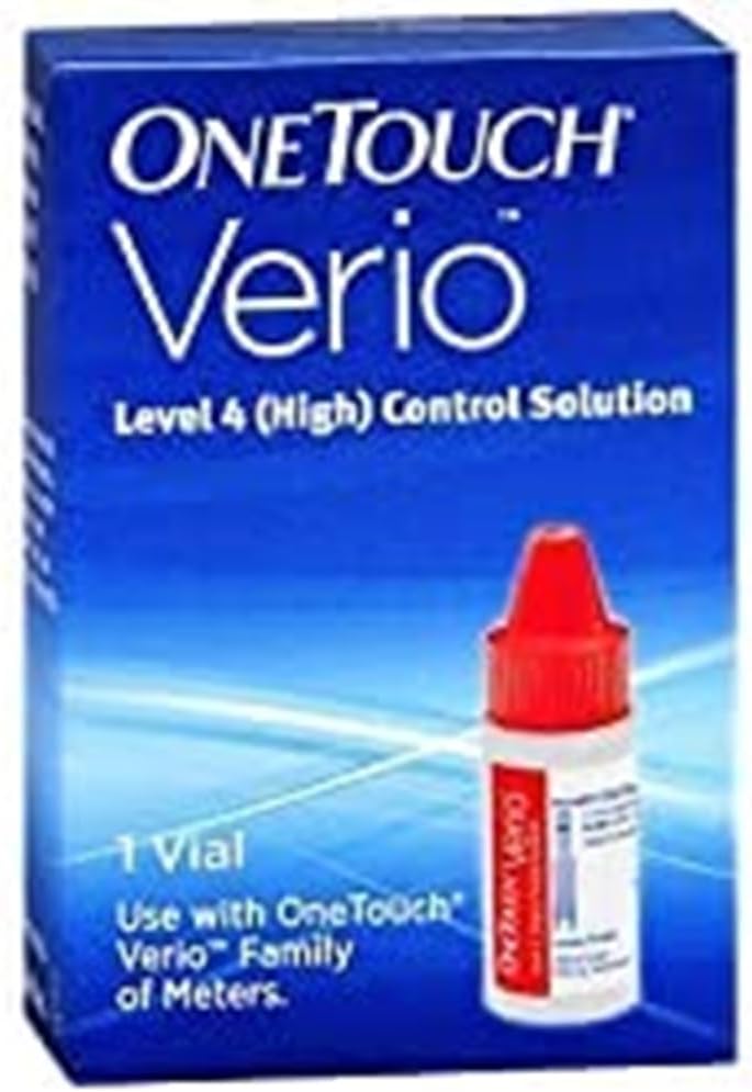 OneTouch Verio Level 4 (High) Control Solution - 1 Vial, Pack of 2