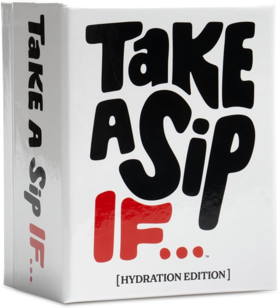 Take A Sip If… [Hilarious Party Game for Adults, Perfect for Game Night, Ice Breakers, Conversation Starter, Great for Chill Nights or Big Groups, Fun Gift for Friends]