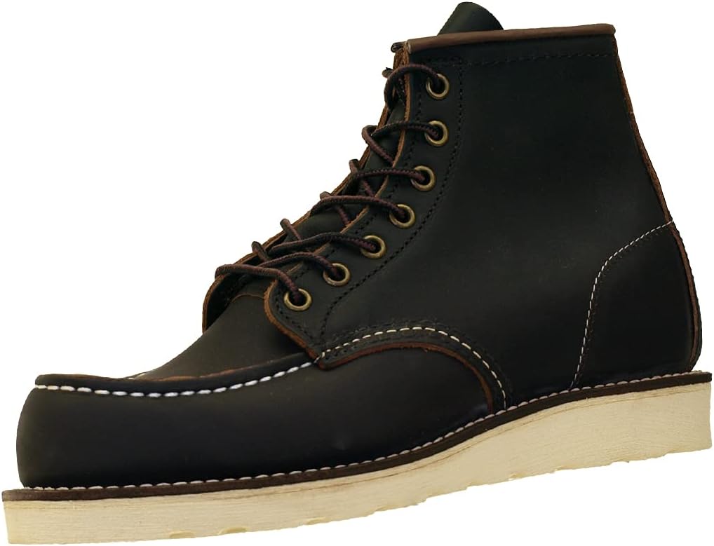 Red Wing Heritage 6" Moc Toe Black Prairie 7.5 D (M)