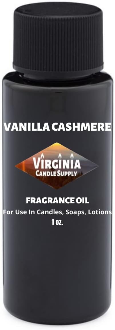 Vanilla Cashmere Type Fragrance Oil (Our Version of The Brand Name) (1 oz Bottle) for Candle and Soap Making, Tart Making, Room Sprays, Lotions, Car Fresheners, Slime, Bath Bombs, Warmers
